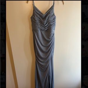 Bridesmaid dress- dusty blue size 2